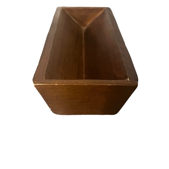 Vintage Lasercraft Walnut Wood Engraved Tall Ships Paper clip/Pen Holder Tray - Picture 12 of 15